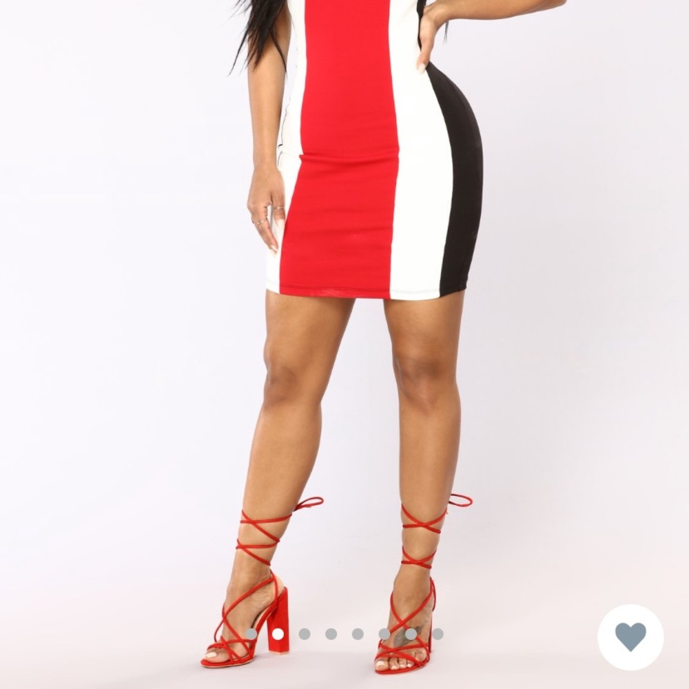 Fashion Nova Colorblock Dress